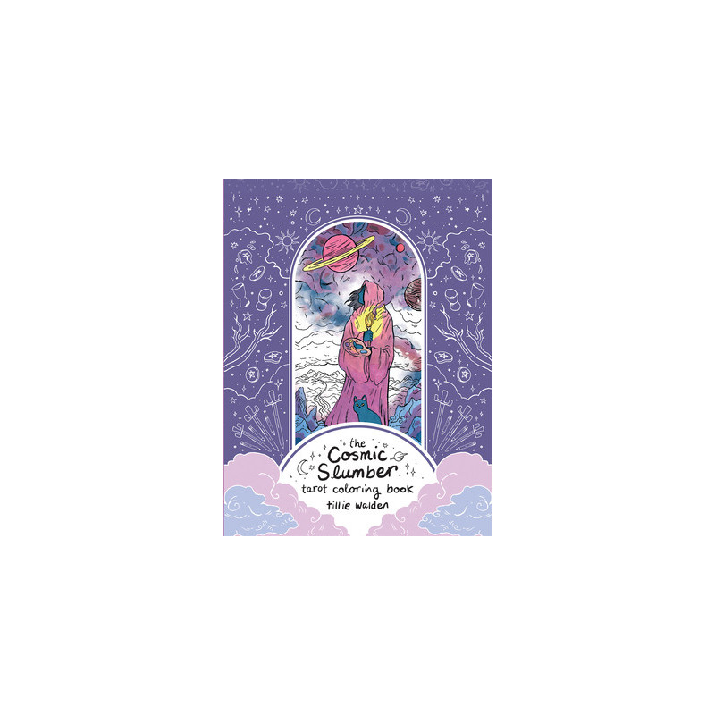 Cosmic Slumber Tarot Coloring Book