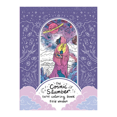 Cosmic Slumber Tarot Coloring Book