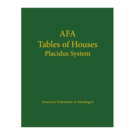 Tables of Houses Placidus System