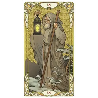 Golden Art Nouveau Tarot