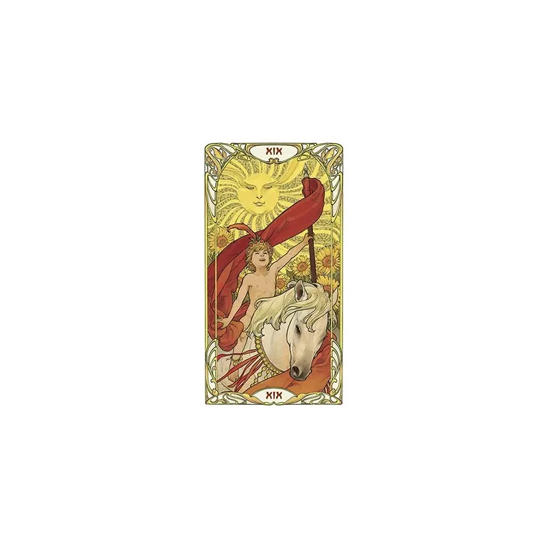 Golden Art Nouveau Tarot