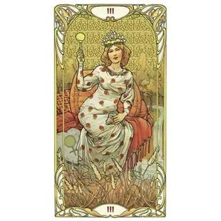 Golden Art Nouveau Tarot