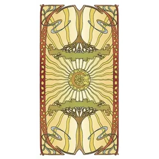 Golden Art Nouveau Tarot