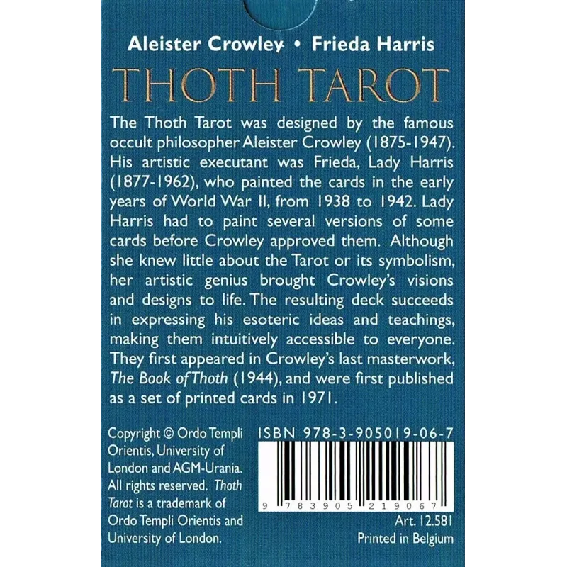 Aleister Crowley Thoth (Pocket)