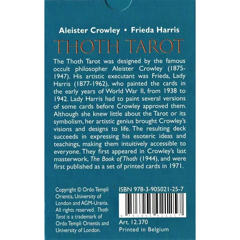 Aleister Crowley Thoth Tarot