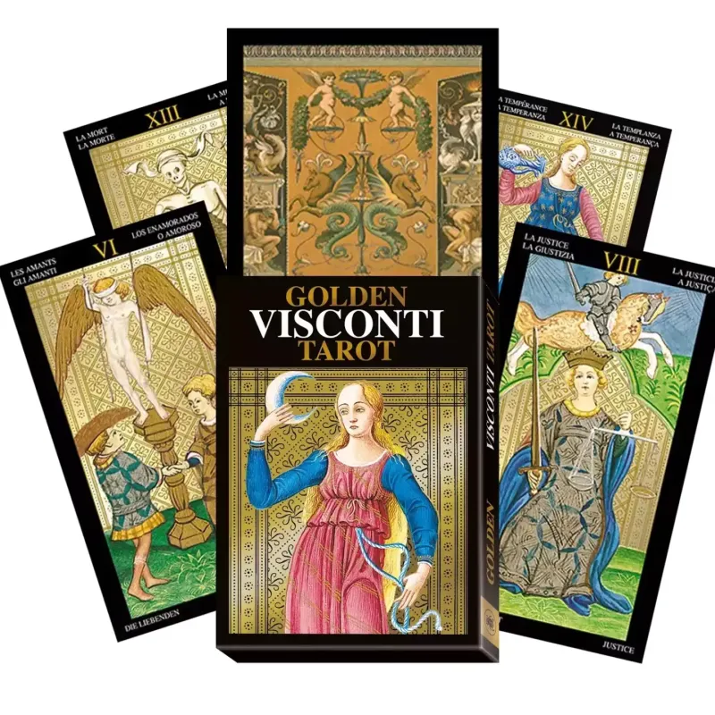 Golden Visconti Tarot - Grand Trumps