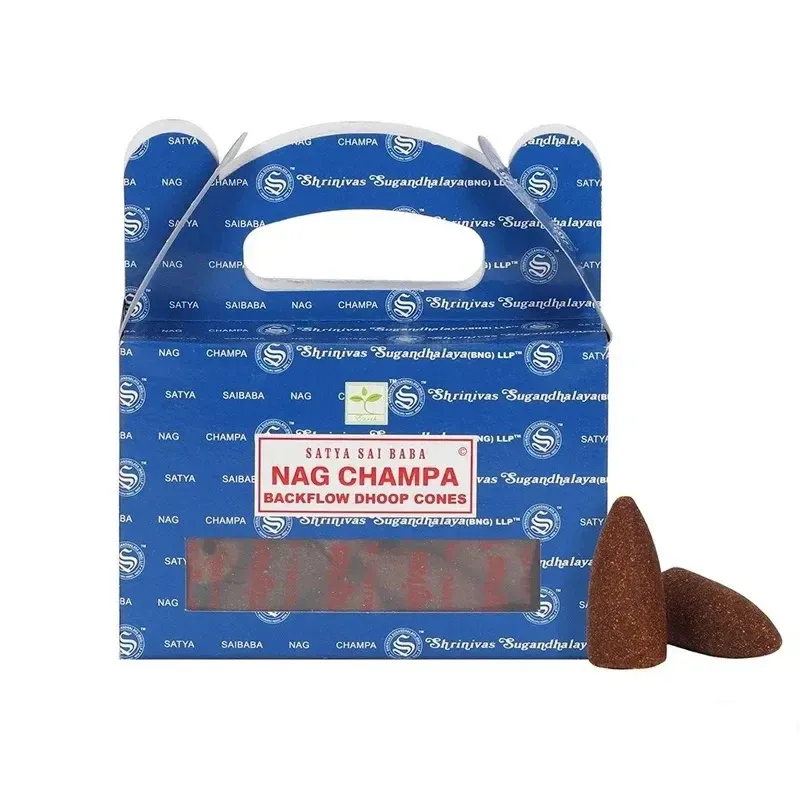 Kadzidełka Stożkowe Nag Champa  - 24 sztuki