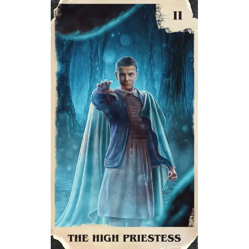 Stranger Things Tarot z Przewodnikiem