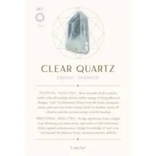 Crystal Healing Cards