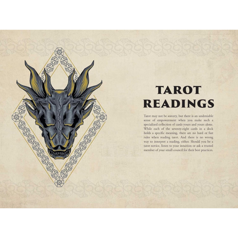 Game Of Thrones House Of The Dragon Tarot Deck & Guidebook