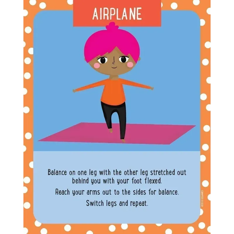 Kids Yoga Adventure Card Deck