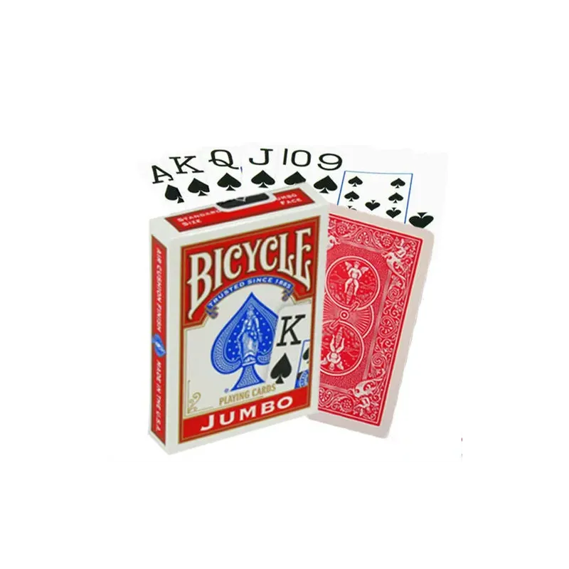 Karty Bicycle Rider Jumbo Poker (Czerwone)