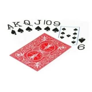 Karty Bicycle Rider Jumbo Poker (Czerwone)