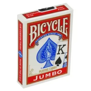 Karty Bicycle Rider Jumbo Poker (Czerwone)