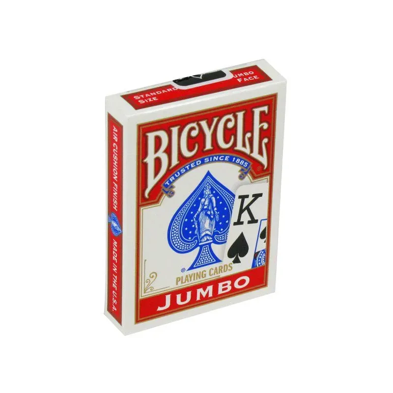 Karty Bicycle Rider Jumbo Poker (Czerwone)