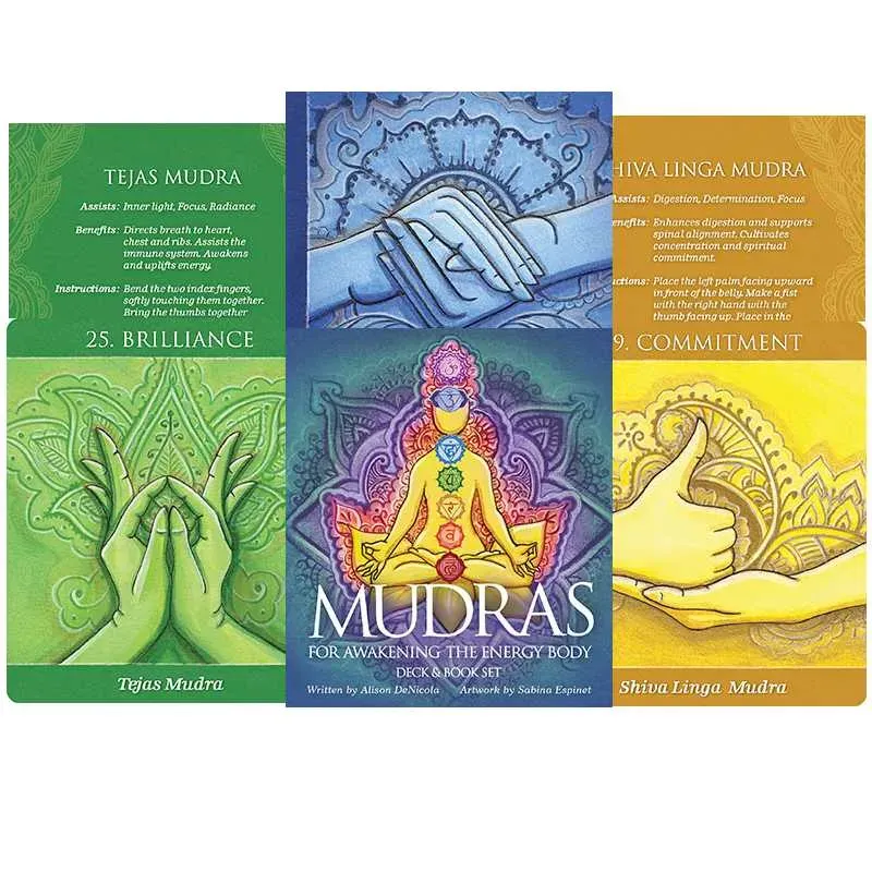 Mudras For Awakening The Energy Body Cards