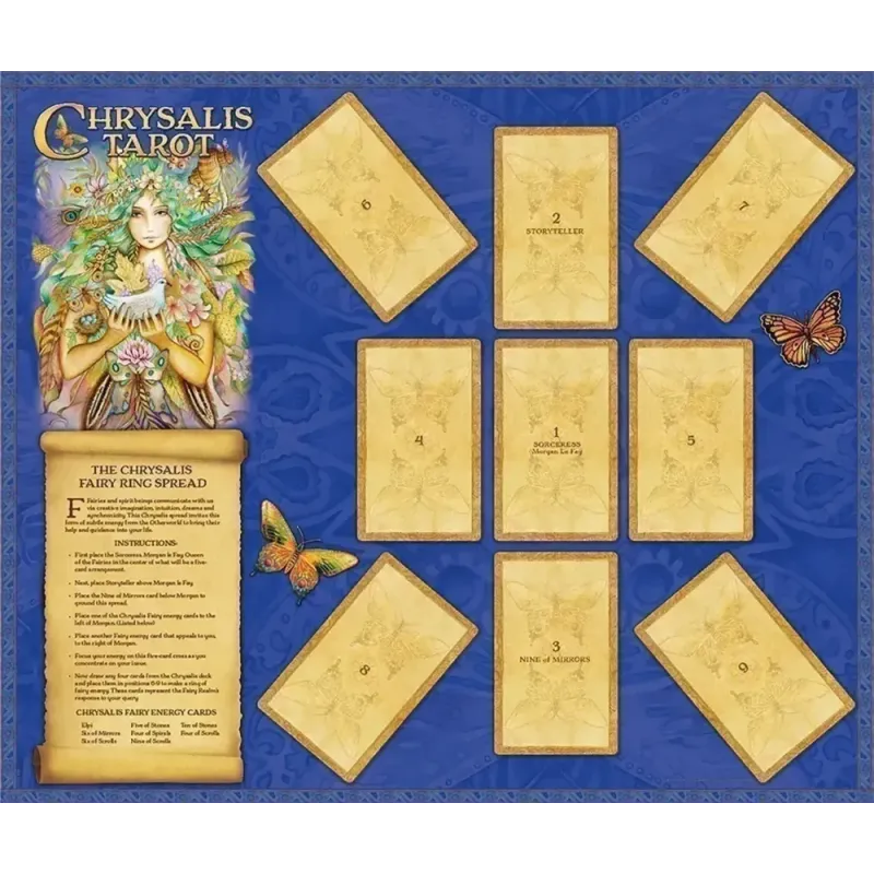 Chrysalis Tarot Deck & Book Set