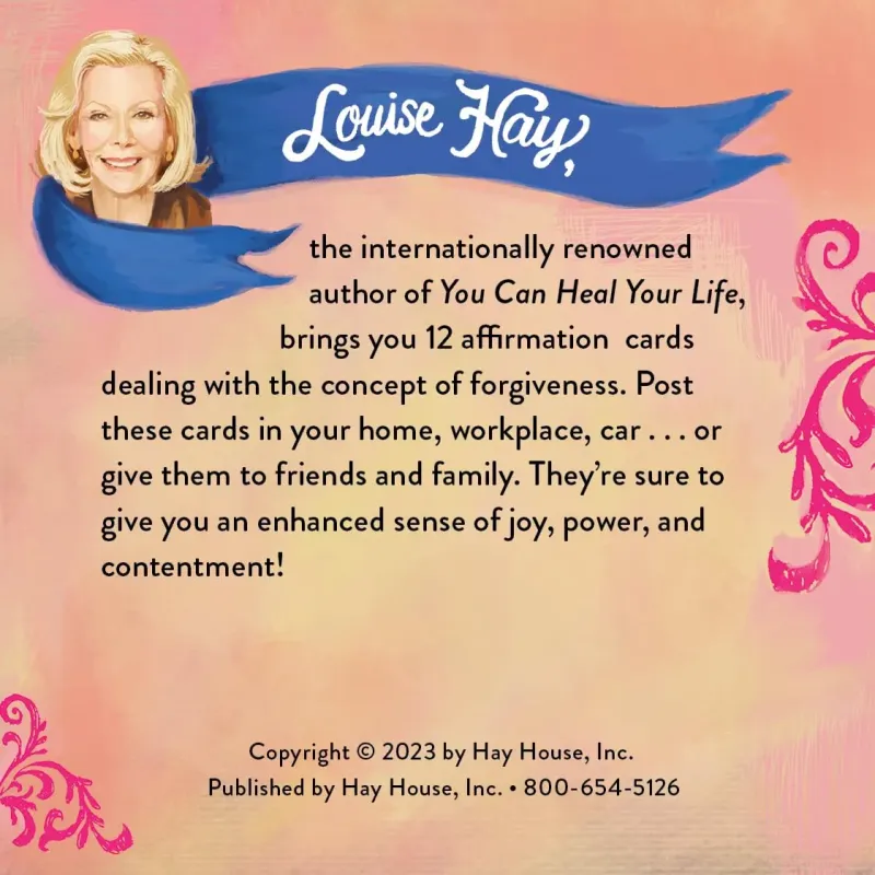 Louise Hay Affirmations For Forgiveness cards