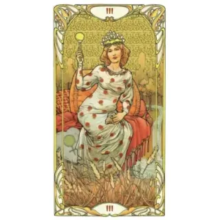 Golden Art Nouveau Tarot - Grand Trumps