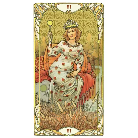 Golden Art Nouveau Tarot - Grand Trumps