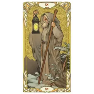 Golden Art Nouveau Tarot - Grand Trumps