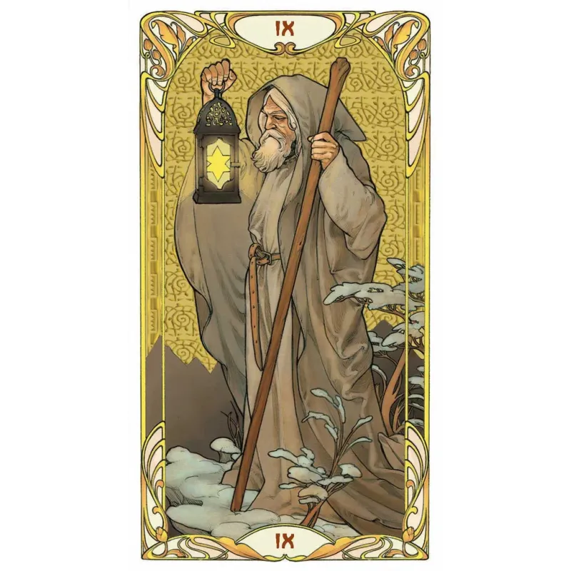 Golden Art Nouveau Tarot - Grand Trumps